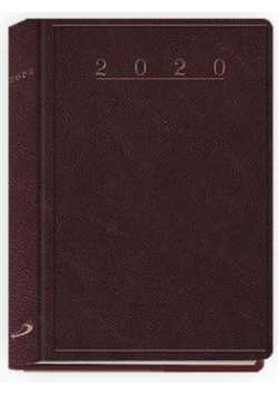 Terminarz 2020 B7 Caribe bordowy