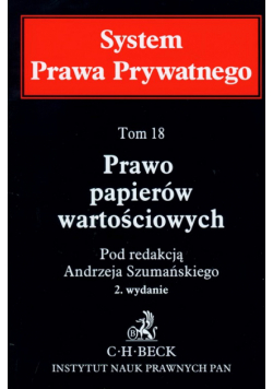 Prawo papierów wartościowych t.18