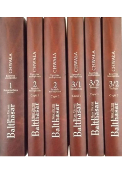 Chwała Estetyka teologiczna 6 tomów