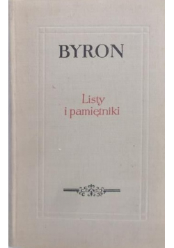 Byron - Listy i pamiętniki