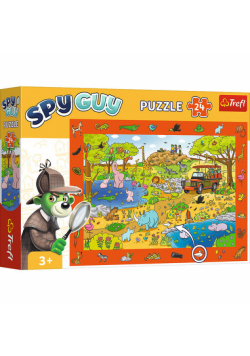 Puzzle obserwacyjne Spy Guy Safari 24