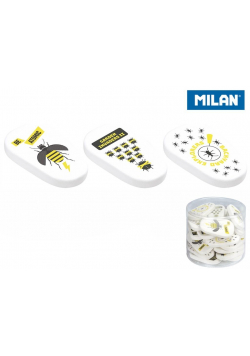 Gumka syntetyczna z nadrukiem (27szt) MILAN