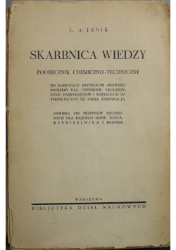 Skarbnica wiedzy 1936r