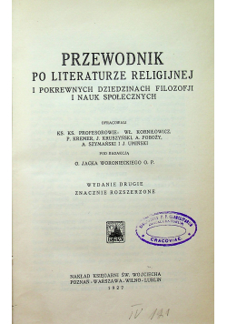 Przewodnik po literaturze religijnej 1927 r.