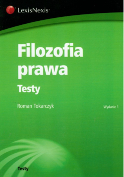 49922500109KS - Filozofia prawa: Testy