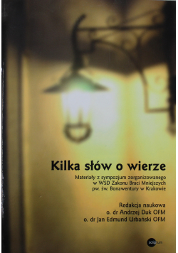Kilka słów o wierze