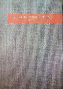 Rocznik Tomistyczny 8 2019