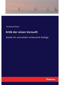 Kritik der reinen Vernunft