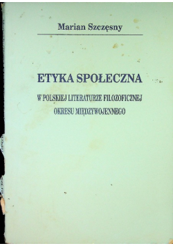 Etyka społeczna
