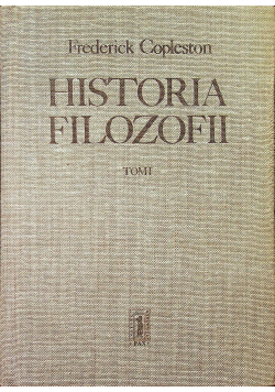Historia filozofii Tom I