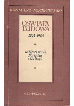 Oświata ludowa 1863 - 1905