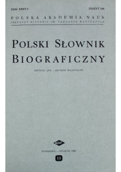 Polski słownik biograficzny  Zeszyt 149