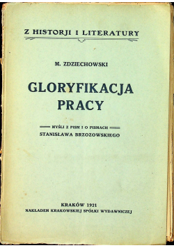 Gloryfikacja pracy 1921 r