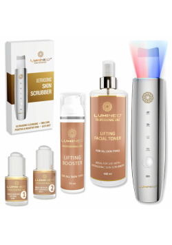 Peeling kawitacyjny 5w1 LUMINEO mega zestaw