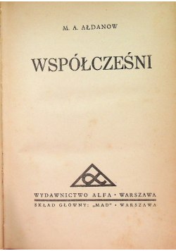 Współcześni 1931 r.