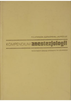 Kompendium anestezjologii