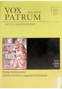 Vox patrum. Antyk chrześcijański Nr 60 / 13