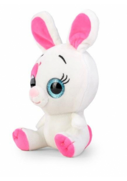 Maskotka królik biały 16cm