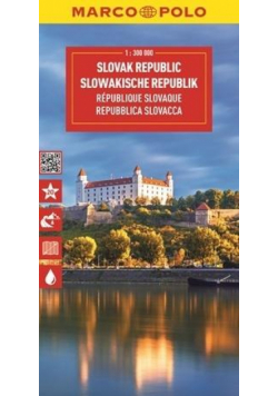 Mapa drogowa Słowacja 1:300 000
