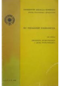Ku pedagogii pogranicza