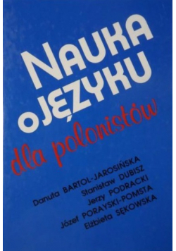 Nauka o języku dla polonistów