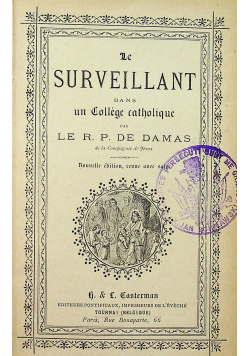 Le surveillant dans un college catholique 1895
