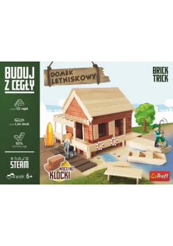 Brick Trick Buduj z cegły Domek Letniskowy TREFL NOWA
