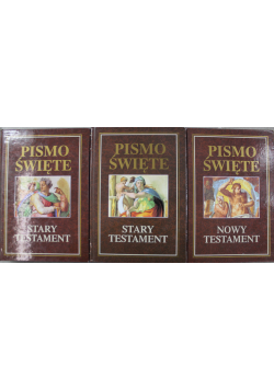 Pismo Święte 3 tomy