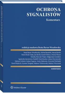 Ochrona sygnalistów. Komentarz