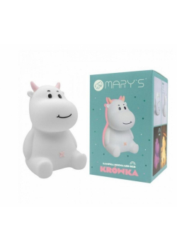 Lampka nocna LED krówka różowa