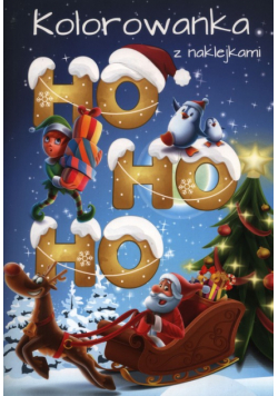 Ho ho ho Kolorowanka z naklejkami