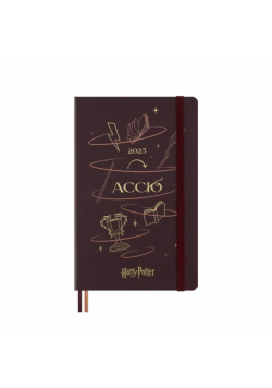 Kalendarz 2025 12m Moleskine L dzienny Le Harry Potter Accio 13x21