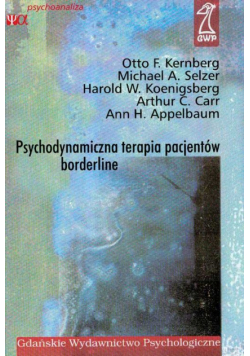Psychodynamiczna terapia pacjentów borderline