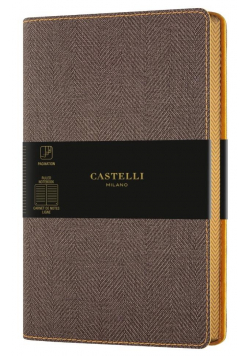 Notatnik 13x21cm linia Castelli Harris Brown