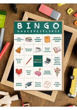 kartka okolicznościowa dla nauczyciela/ BINGO