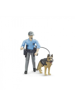 Figurka policjanta z psem