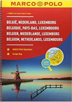 Atlas samochodowy - Beneluks. Belgia.. 1:200 000