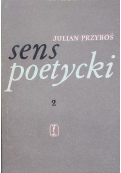 Sens poetycki Tom 2