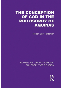 The Conception of God in the Philosophy of Aquinas
