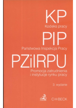 Kodeks pracy Państwowa Inspekcja Pracy Promocja zatrudnienia i instytucje rynku pracy