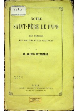 Norte saint pere le pape 1861 r