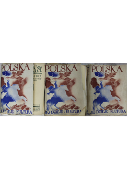 Polska jej dzieje i kultura 3 tomy ok 1927 r