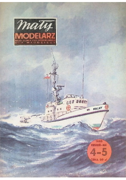 Mały modelarz Nr 4 i 5 / 85 Statek polskiego ratownictwa okrętowego Halny