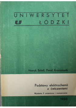 Podstawy elektrochemii z ćwiczeniami
