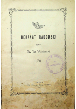 Dekanat Radomski 1911r