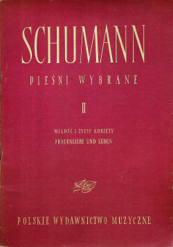 Schumann pieśni wybrane II