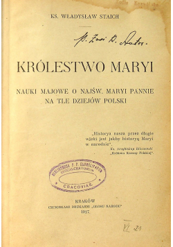 Królestwo Maryi 1917 r