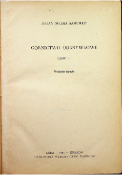 Górnictwo odkrywkowe Część II