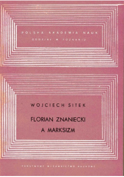 Florian Znaniecki a marksizm