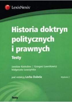Historia doktryn politycznych i prawnych. Testy